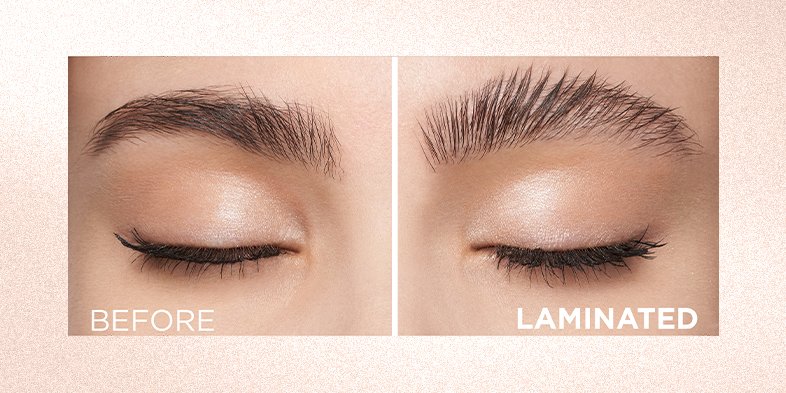Before and after of woman with a natural makeup look